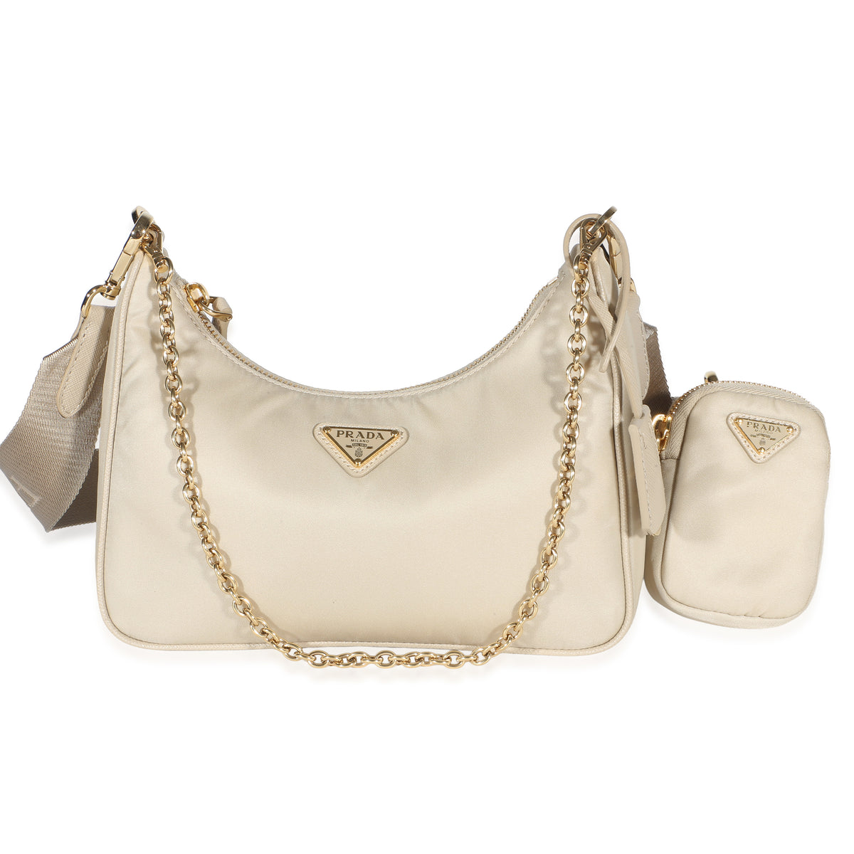 Prada Beige Re Nylon Re Edition 2005 Bag Handbag id