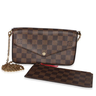 Louis Vuitton Damier Ebene Canvas Felicie Pochette Handbag id