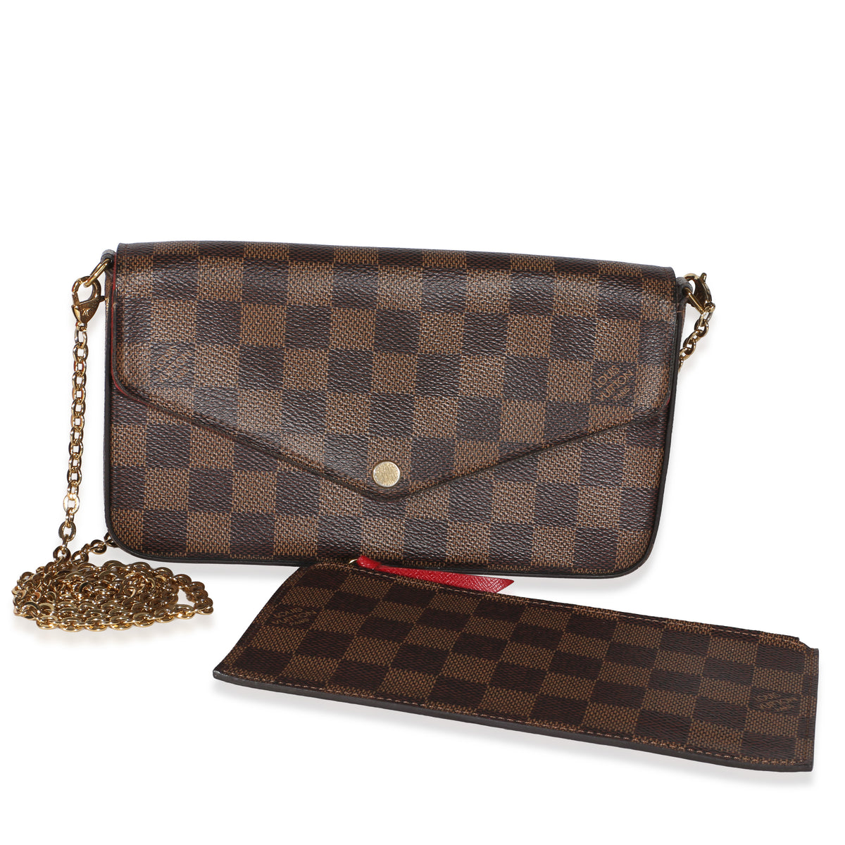 Louis Vuitton Damier Ebene Canvas Felicie Pochette Handbag id