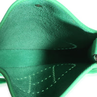Hermès Vert Comics Clemence Mini Evelyne 16 TPM PHW Handbag 11