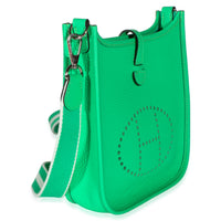 Hermès Vert Comics Clemence Mini Evelyne 16 TPM PHW Handbag 4