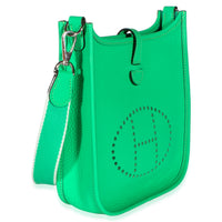 Hermès Vert Comics Clemence Mini Evelyne 16 TPM PHW Handbag 5