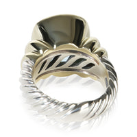 David Yurman Yellow Gold & Sterling Silver Topaz Noblesse Ring 3
