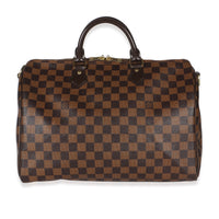 Louis Vuitton Damier Ebene Canvas Speedy Bandouliere 35 Handbag id