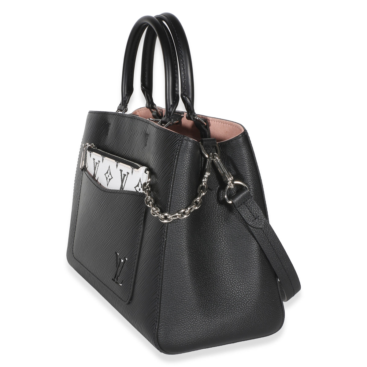Louis Vuitton Black Epi Marelle Tote MM Handbag 2