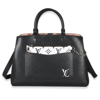 Louis Vuitton Black Epi Marelle Tote MM Handbag fv