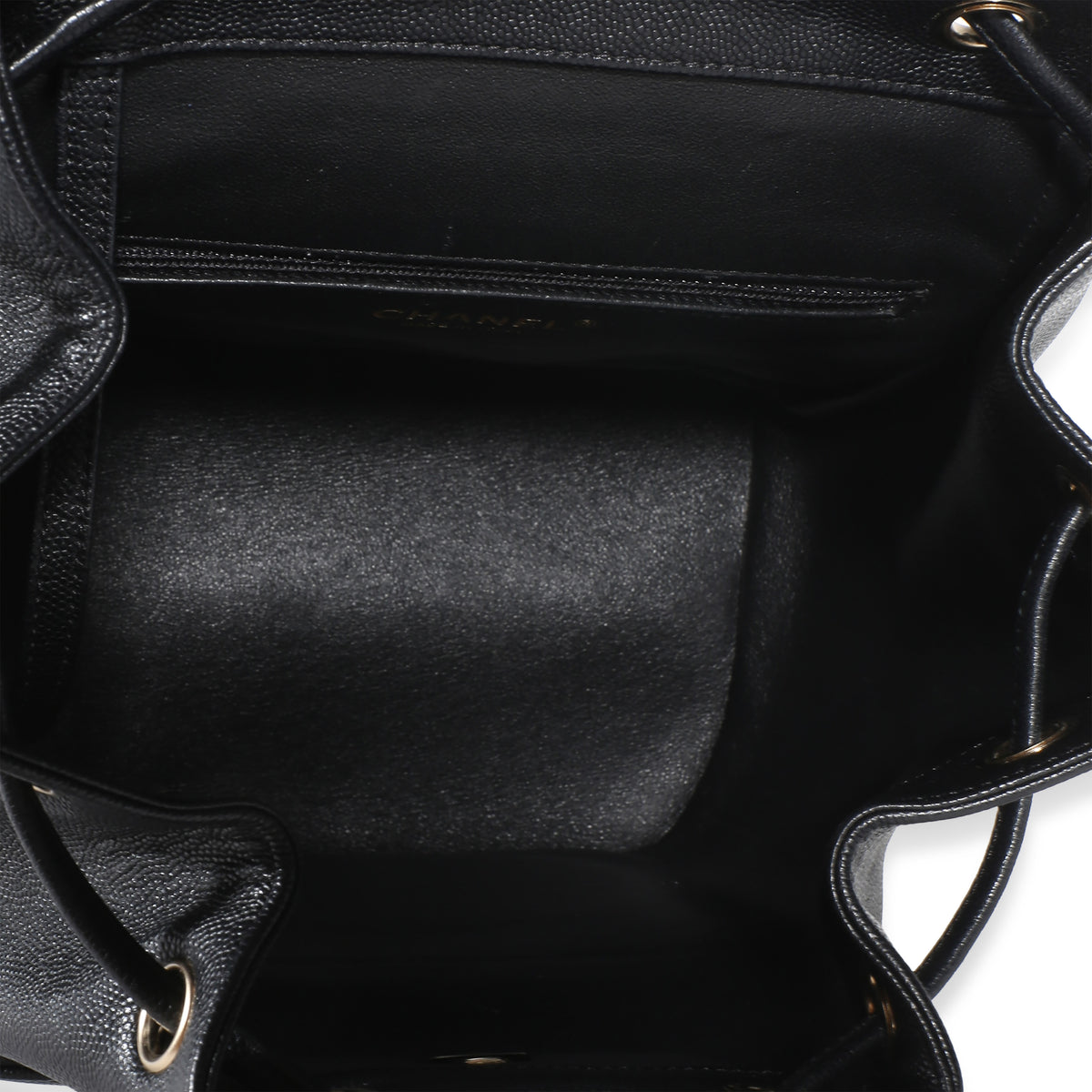 Chanel Black Quilted Caviar Business Affinity Backpack Handbag 6