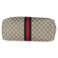 Gucci Cream GG Supreme Canvas Medium Ophidia Tote Handbag 5