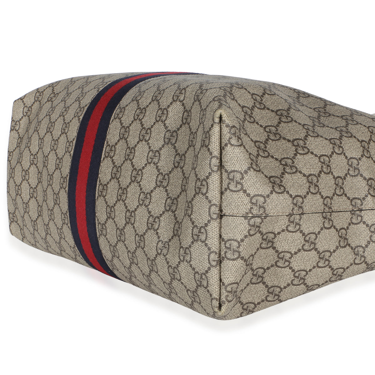 Gucci Cream GG Supreme Canvas Medium Ophidia Tote Handbag 6