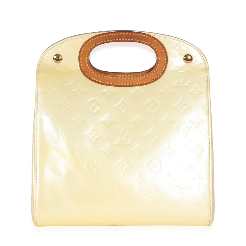 Louis Vuitton Pale Yellow Monogram Vernis Maple Drive Handbag id