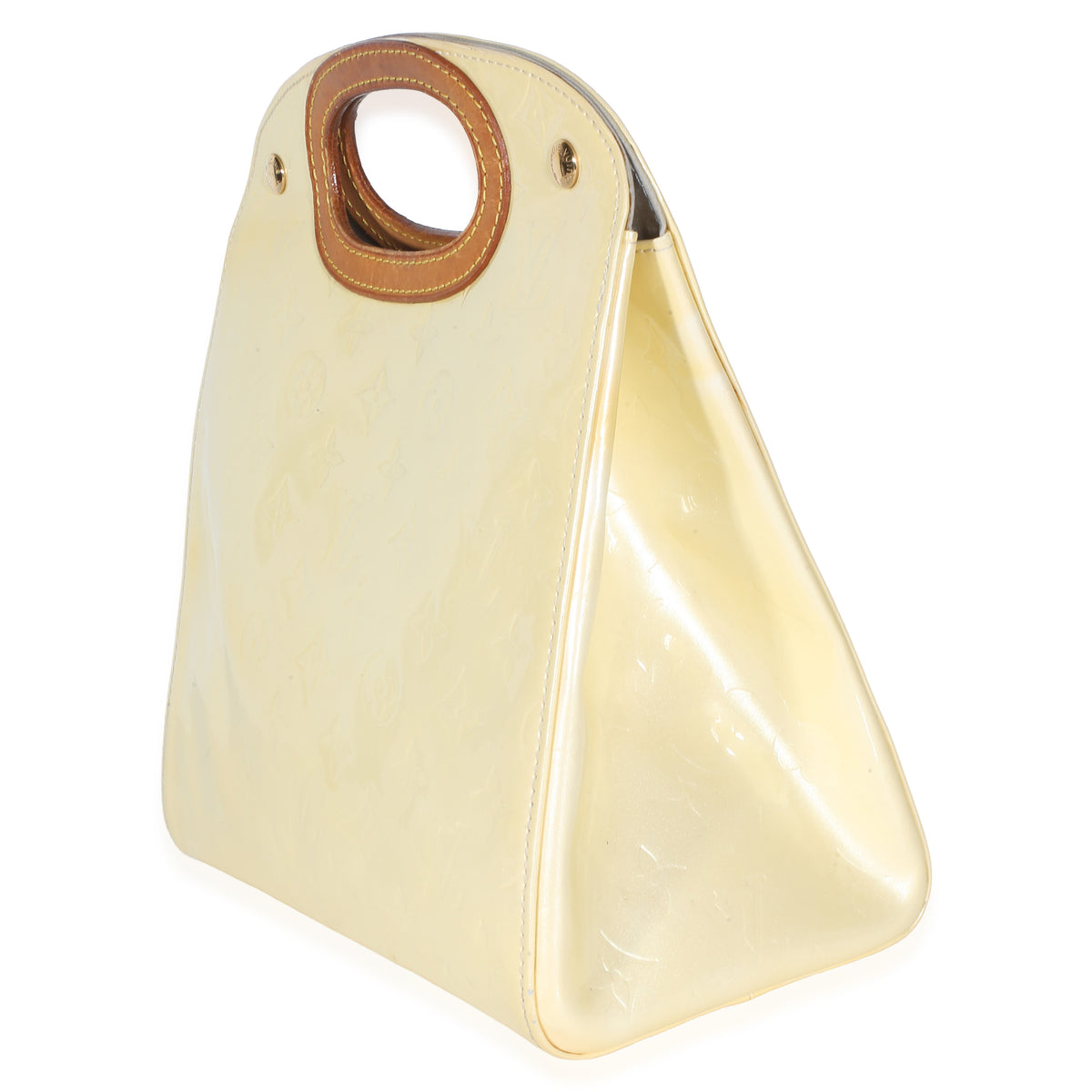Louis Vuitton Pale Yellow Monogram Vernis Maple Drive Handbag 2