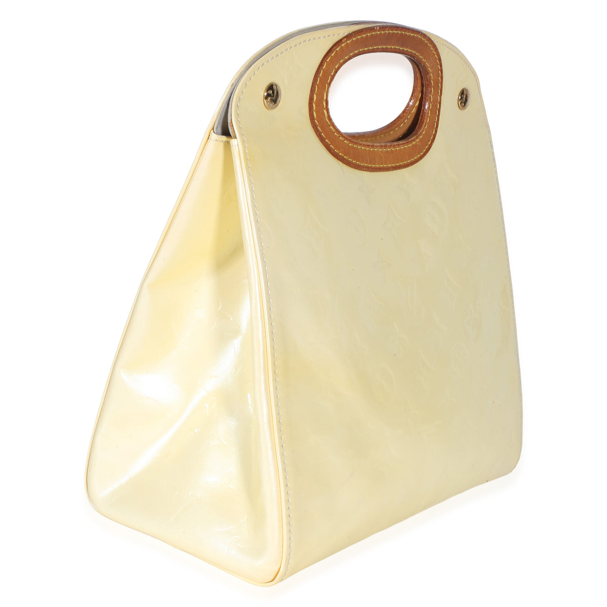 Louis Vuitton Pale Yellow Monogram Vernis Maple Drive Handbag 3