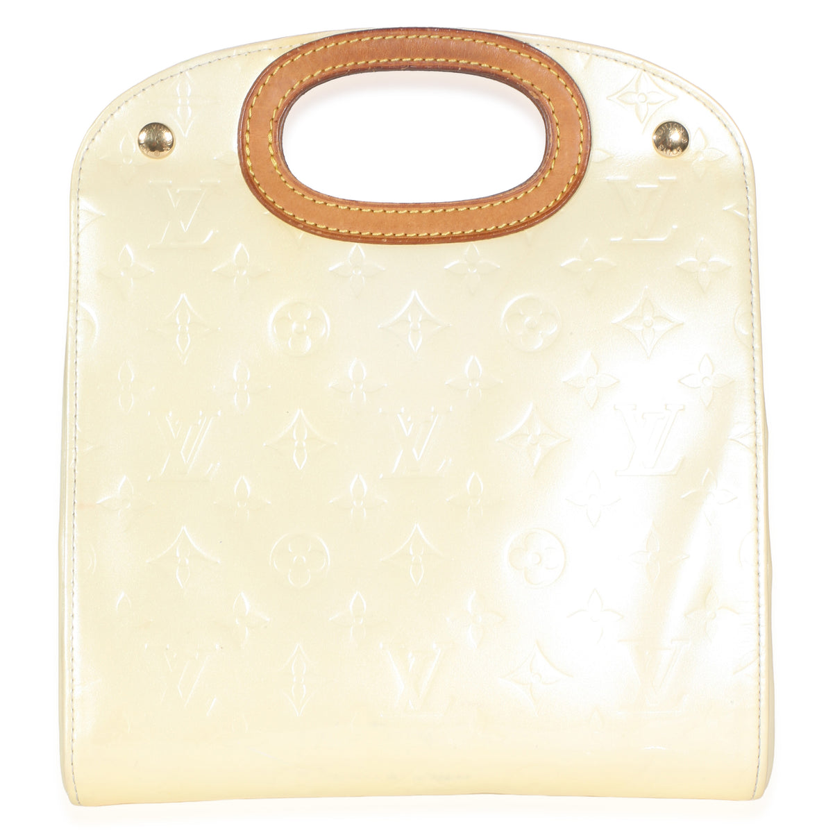 Louis Vuitton Pale Yellow Monogram Vernis Maple Drive Handbag 4