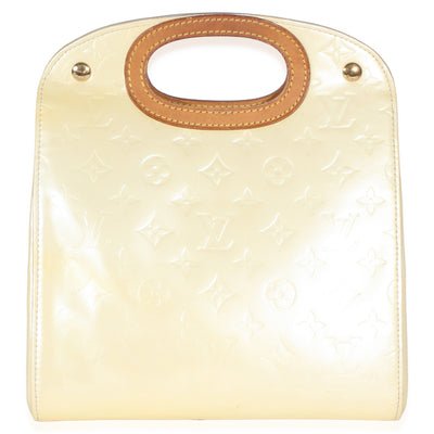 Louis Vuitton Pale Yellow Monogram Vernis Maple Drive Handbag fv