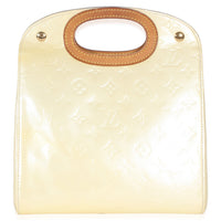 Louis Vuitton Pale Yellow Monogram Vernis Maple Drive Handbag fv