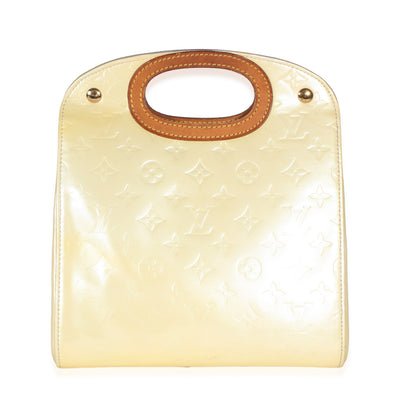 Louis Vuitton Pale Yellow Monogram Vernis Maple Drive Handbag id