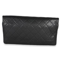 Chanel Black Quilted Caviar CC Beauty Clutch Handbag 5