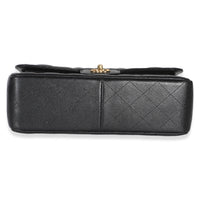 Chanel Black Quilted Caviar Jumbo Double Flap Bag Handbag 5