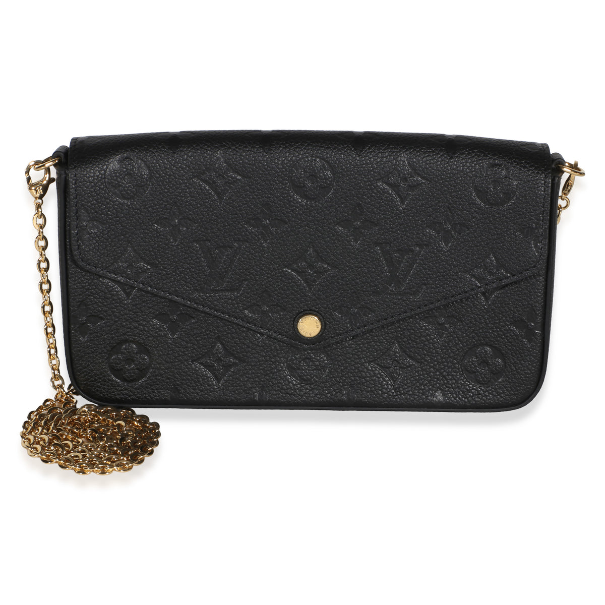 Louis Vuitton Black Monogram Empreinte Felicie Pochette Handbag 2