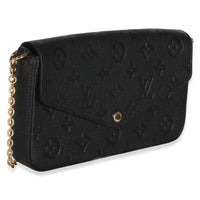 Louis Vuitton Black Monogram Empreinte Felicie Pochette Handbag 4