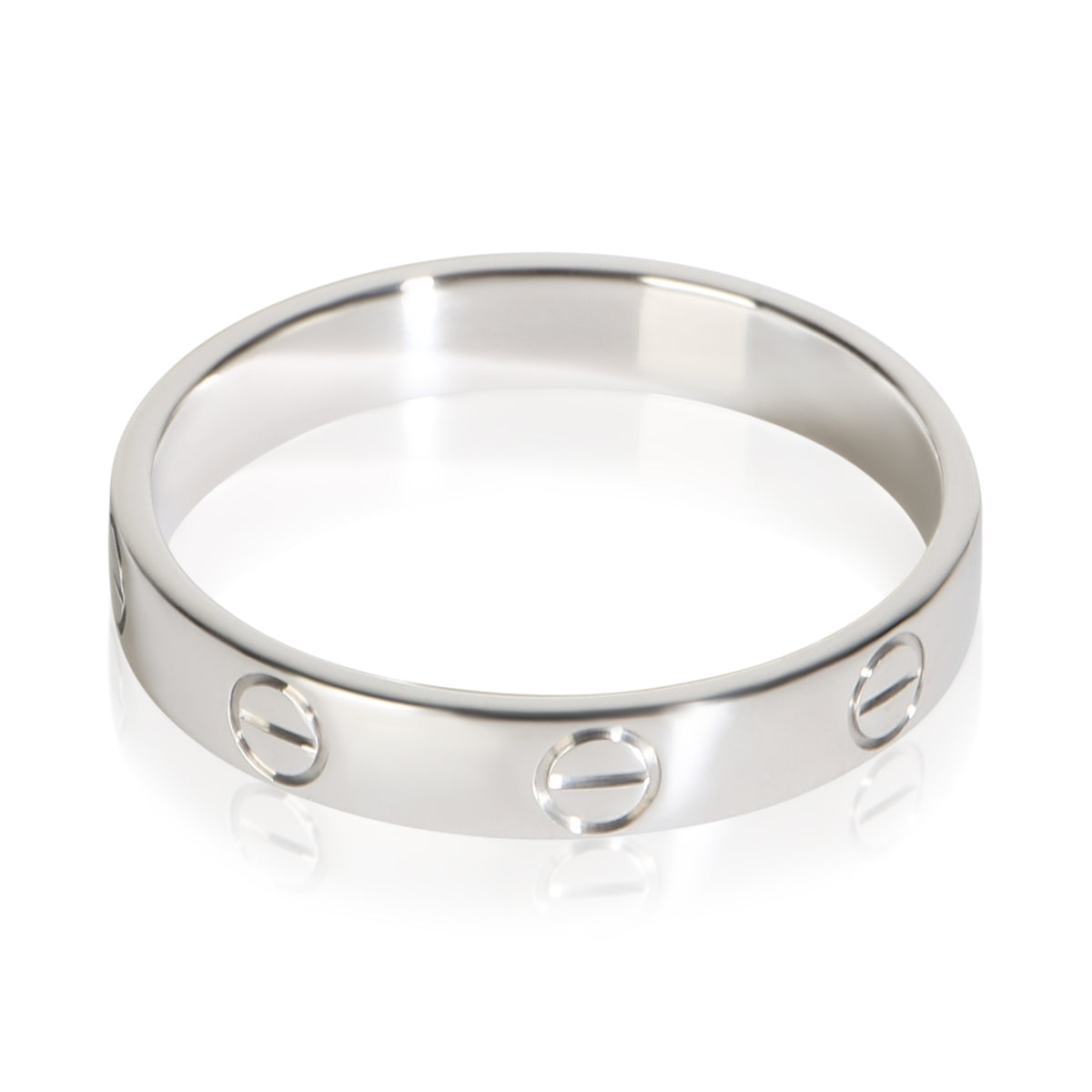 Cartier White Gold Small Model Love Ring 4