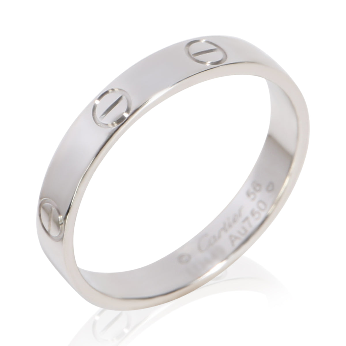 Cartier White Gold Small Model Love Ring 5