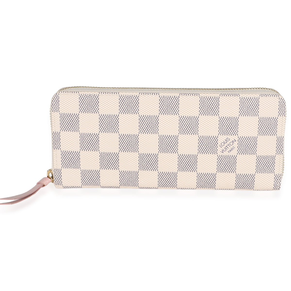 Louis Vuitton Rose Damier Azur Clemence Wallet Wallet id