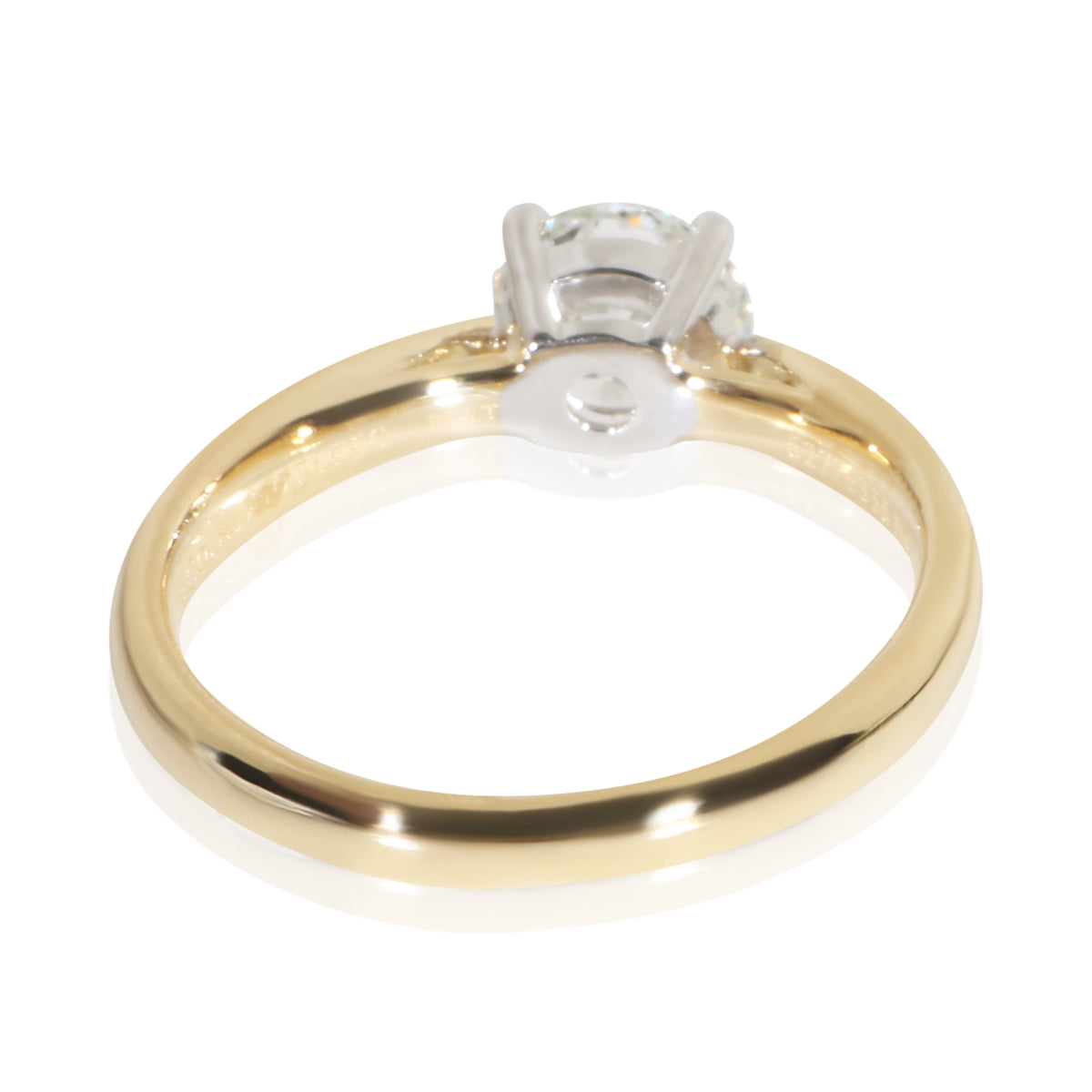 Tiffany & Co. 0.77 ct Round Brilliant Diamond Harmony Engagement Ring 3