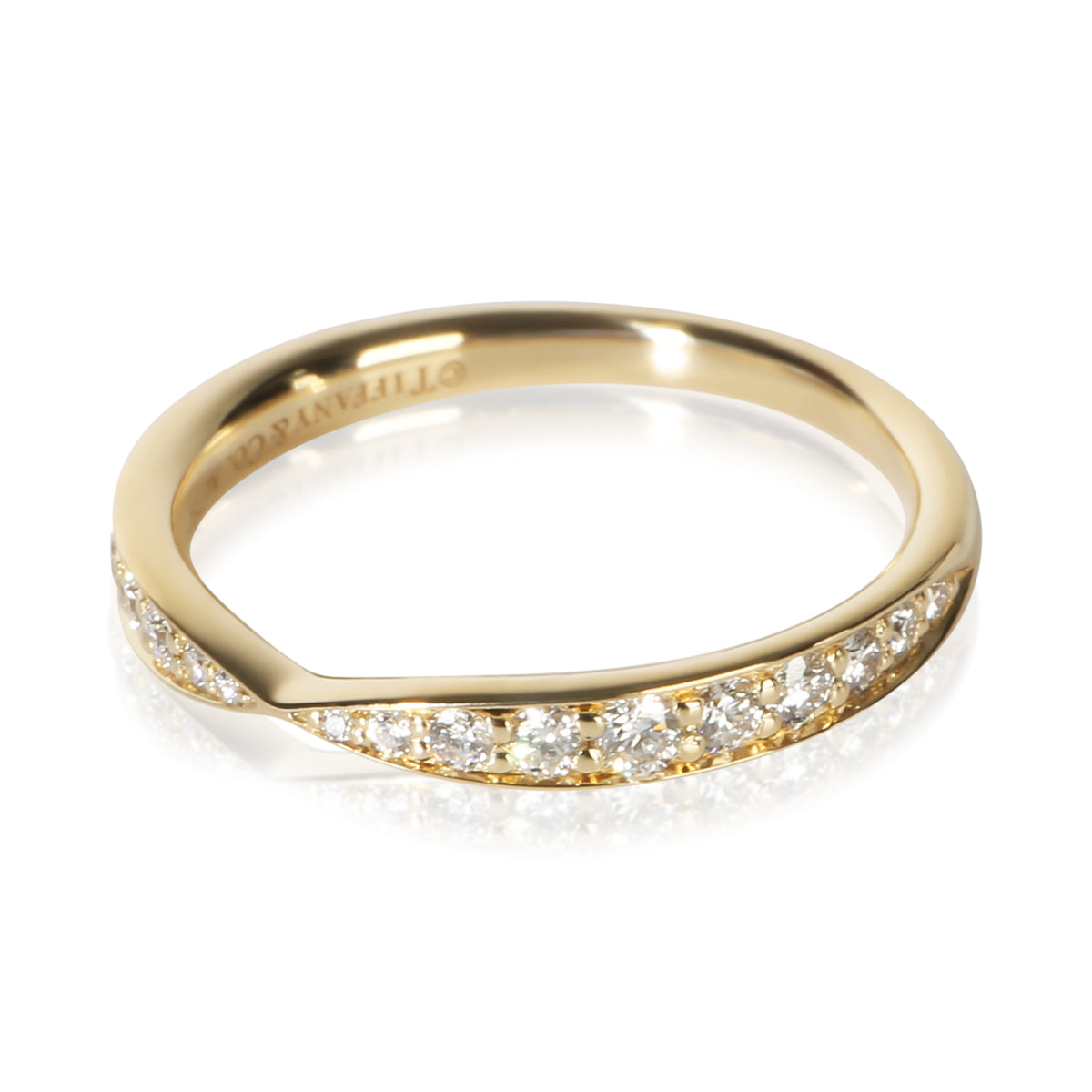 Tiffany & Co. Yellow Gold Diamond Harmony Band 2