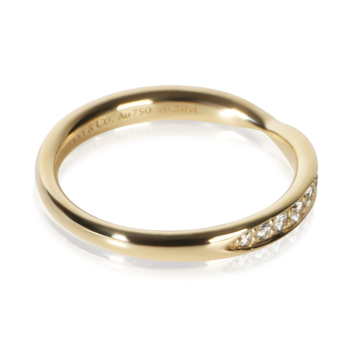Tiffany & Co. Yellow Gold Diamond Harmony Band 3