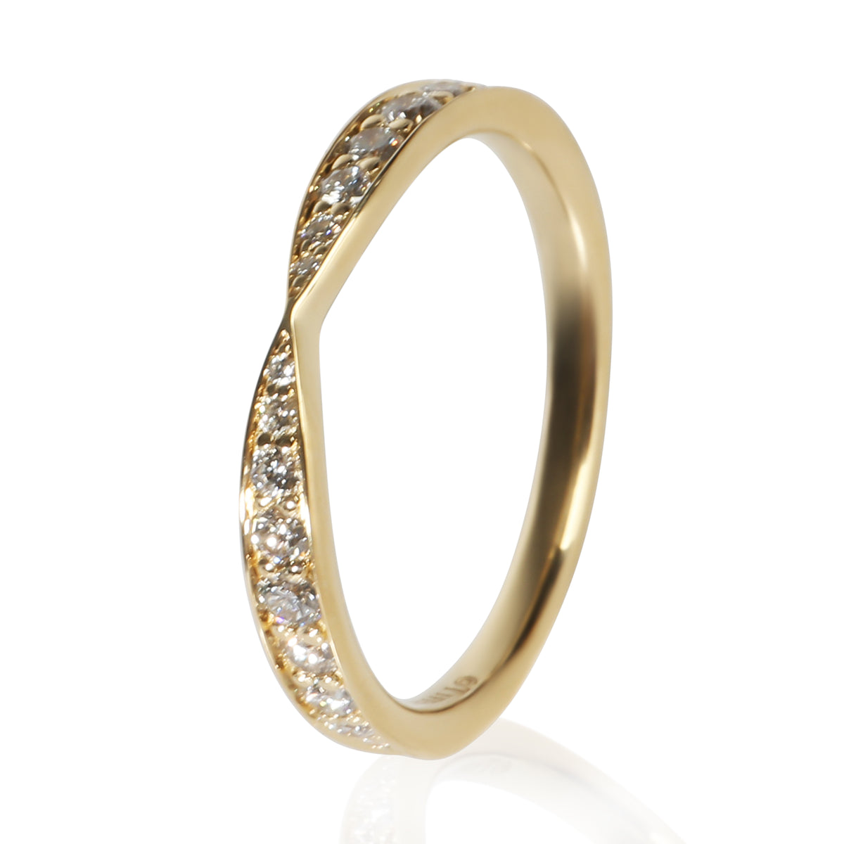 Tiffany & Co. Yellow Gold Diamond Harmony Band 4