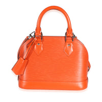 Louis Vuitton Orange Epi Alma BB Handbag id