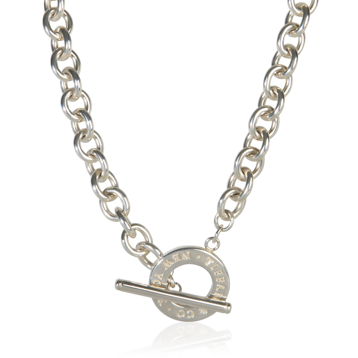 Tiffany & Co. Sterling Silver Toggle Necklace fv