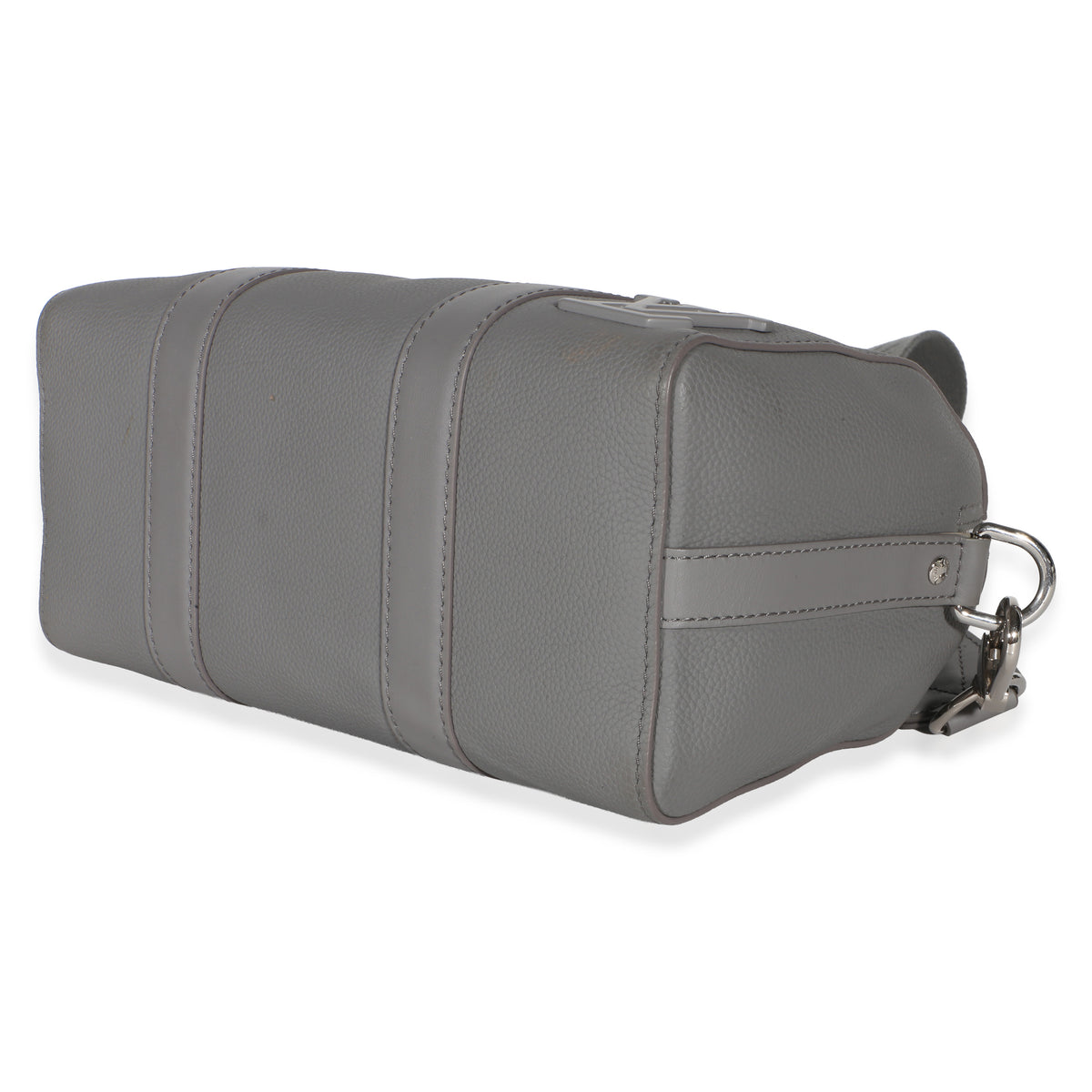Louis Vuitton Grey Grained Calfskin Aerogram City Keepall Handbag 6