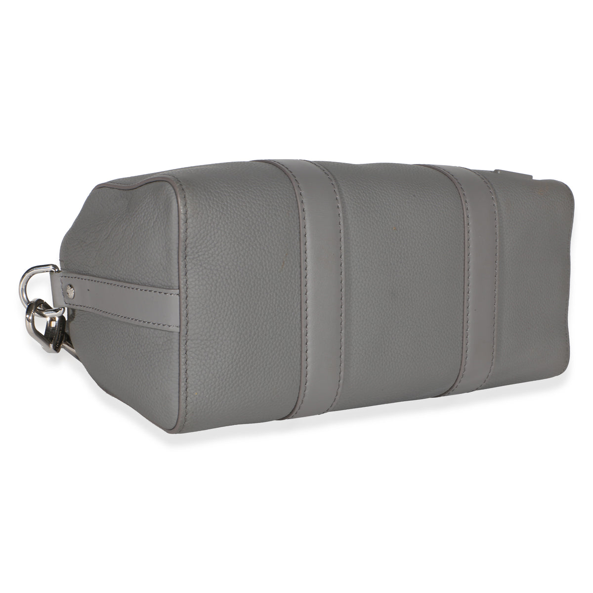 Louis Vuitton Grey Grained Calfskin Aerogram City Keepall Handbag 7