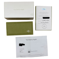Van Cleef & Arpels Yellow Gold Onyx Vintage Alhambra Bracelet box