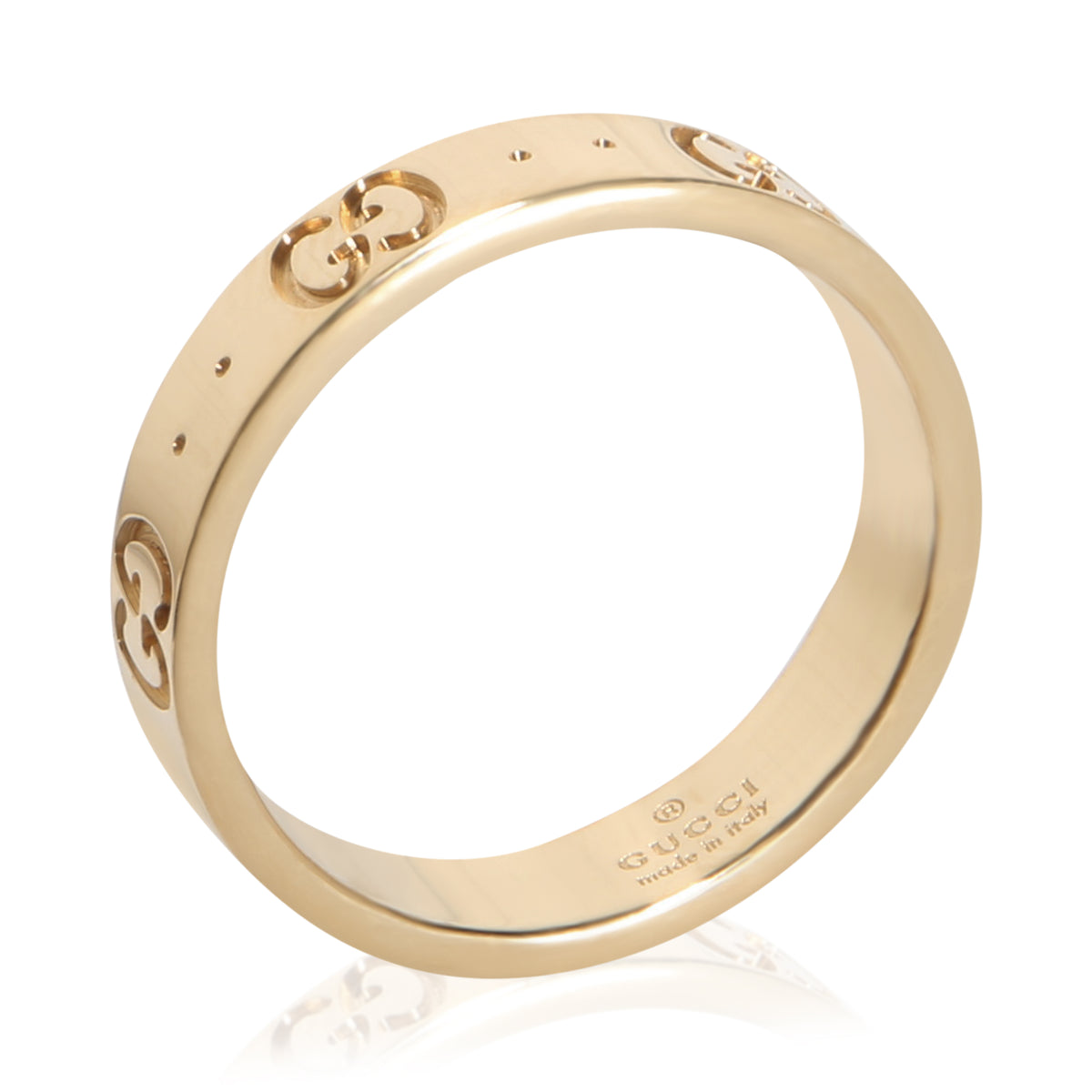 Gucci Yellow Gold Icon Ring 5