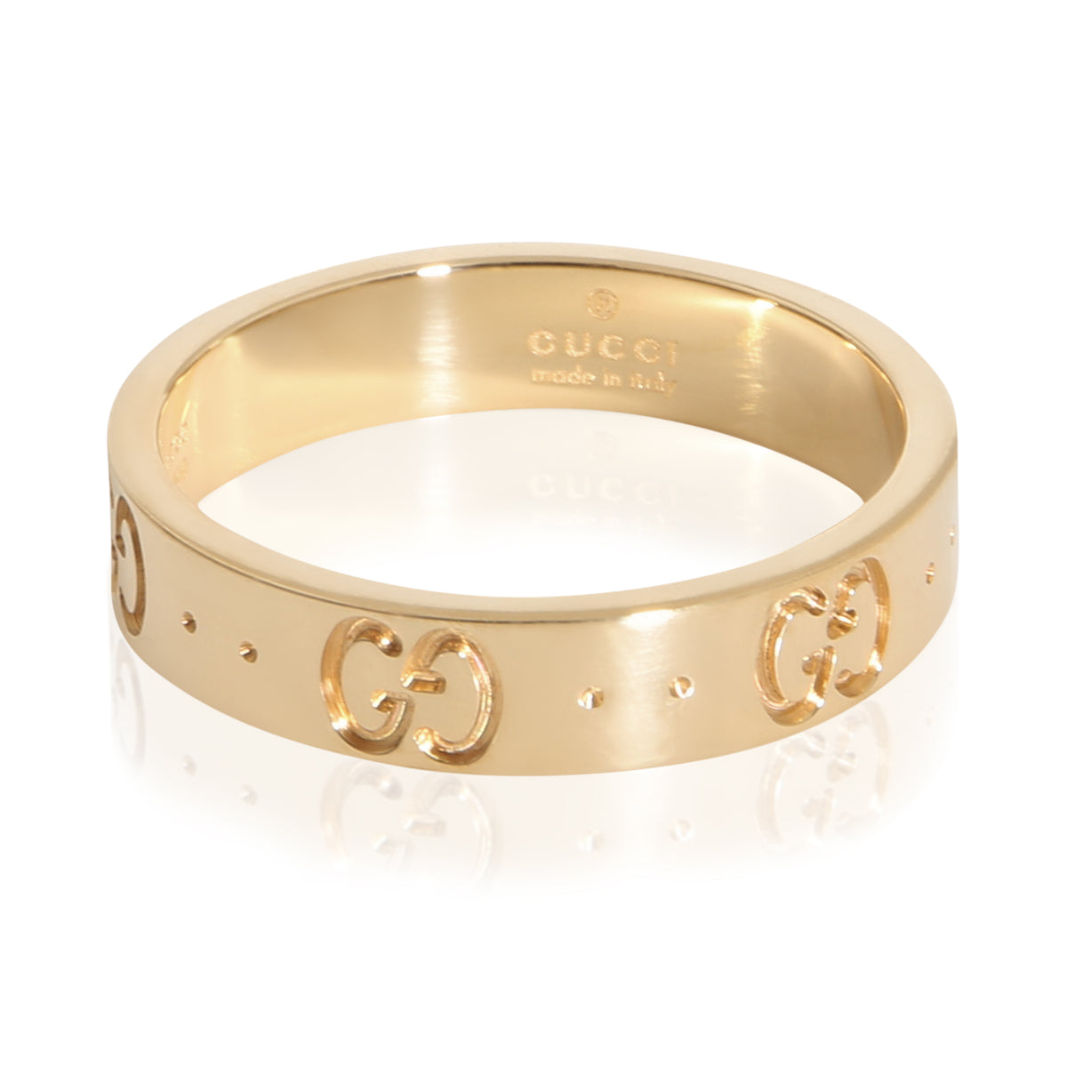 Gucci Yellow Gold Icon Ring fv