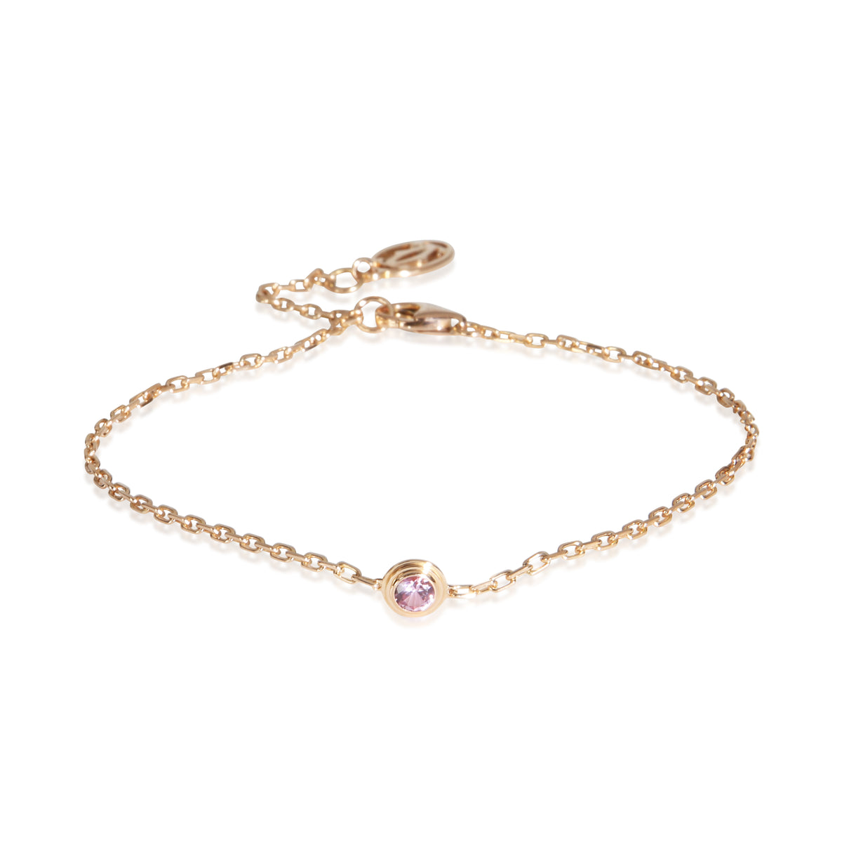 Cartier Rose Gold Pink Sapphire D'amour Bracelet fv