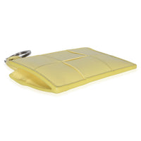 Bottega Veneta Yellow Nappa Cassette Zip Card Holder Wallet 7