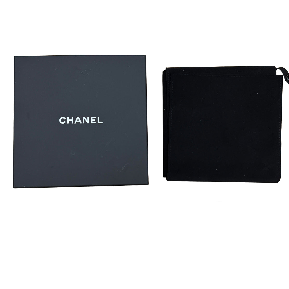Chanel Gold Plated 2020 Woven Faux Pearl Choker Necklace box