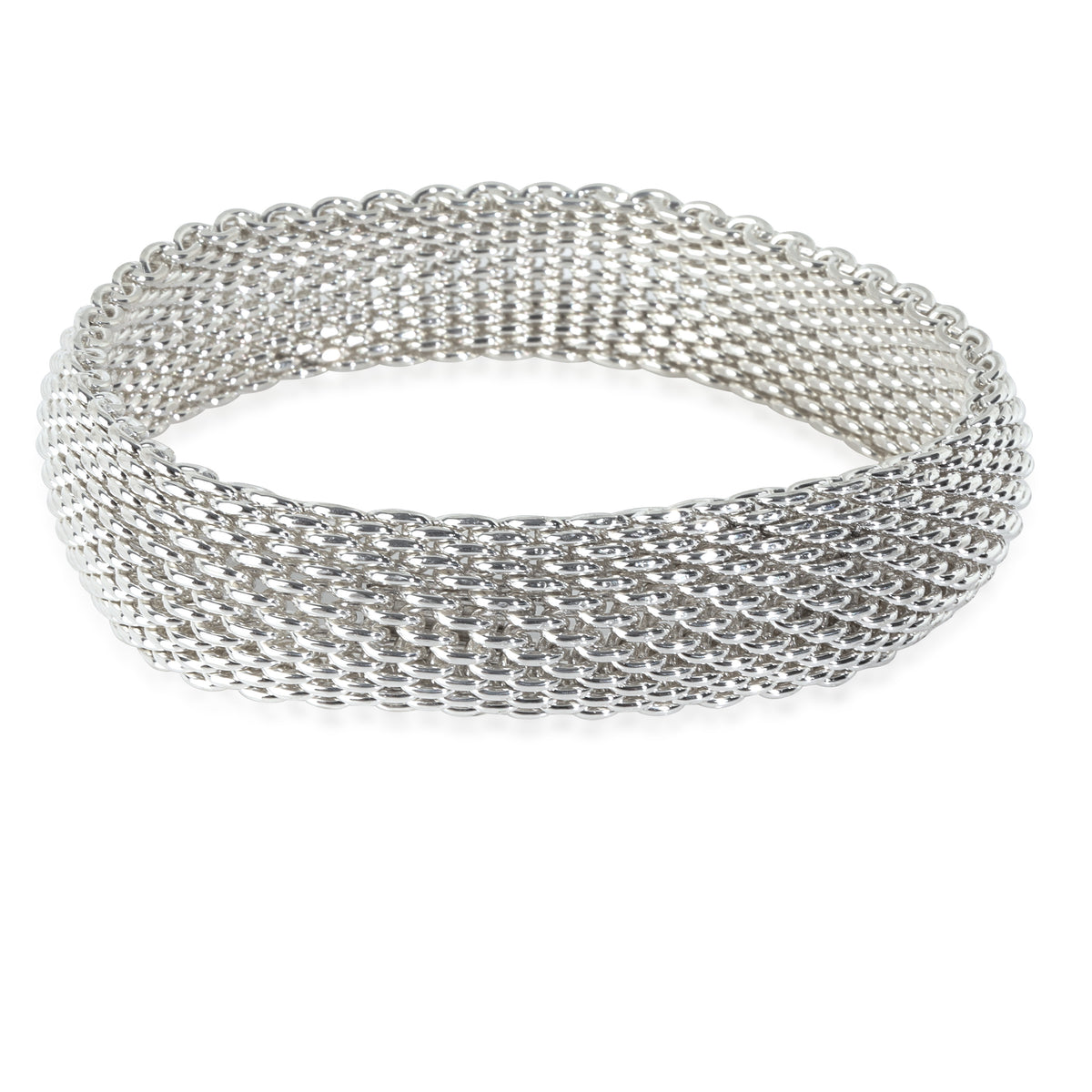 Tiffany & Co. Sterling Silver Somerset Mesh Bracelet
