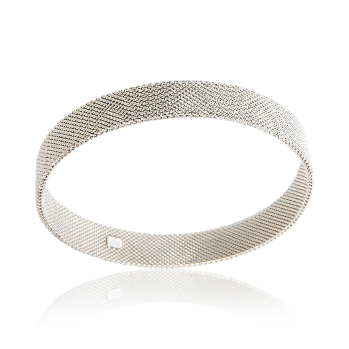 Tiffany & Co. Sterling Silver Somerset Mesh Bracelet 5