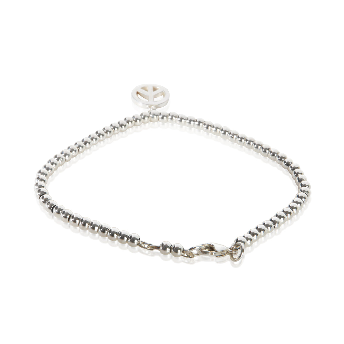 Tiffany & Co. Sterling Silver Peace Sign Bracelet 2