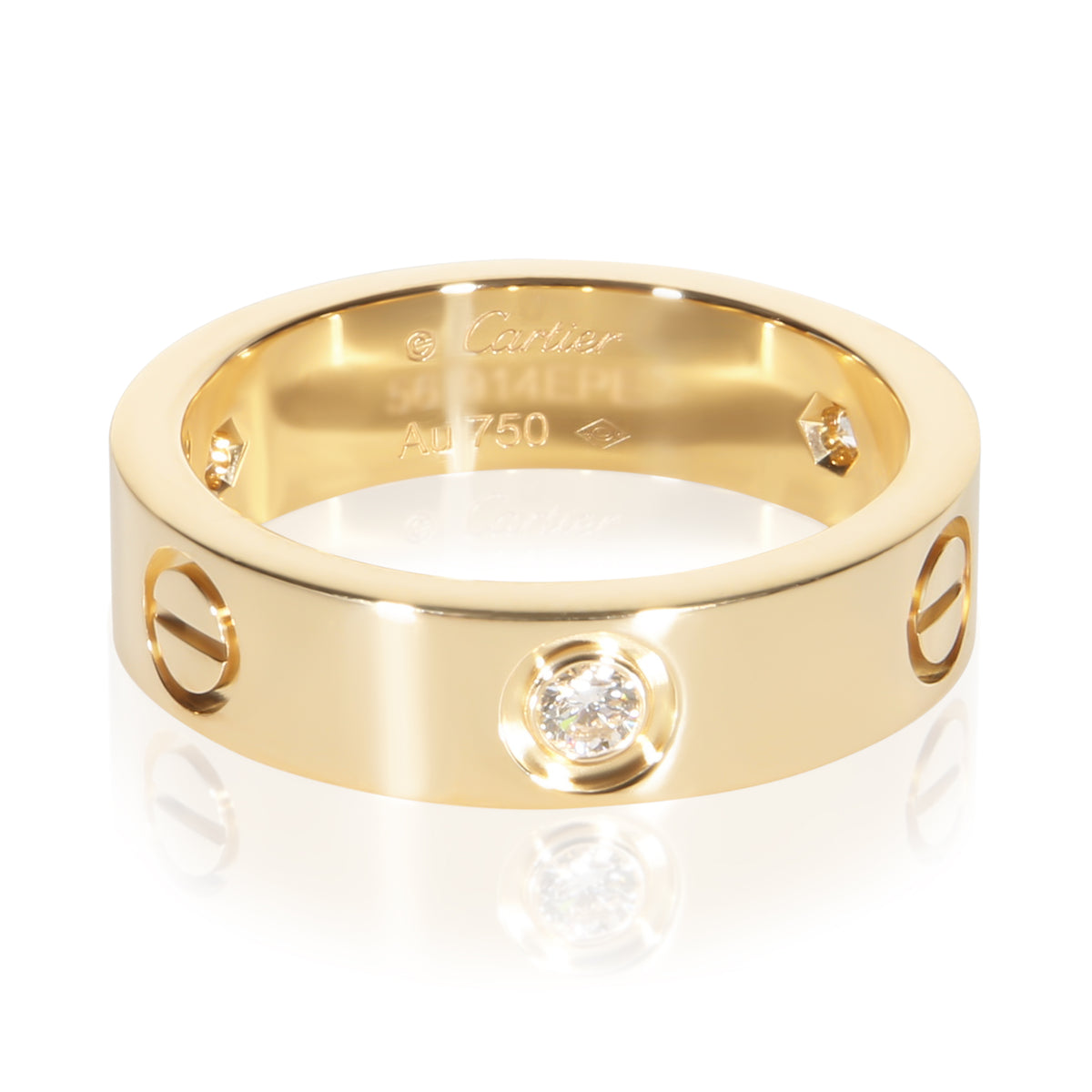Cartier Yellow Gold Diamond Love Ring 2