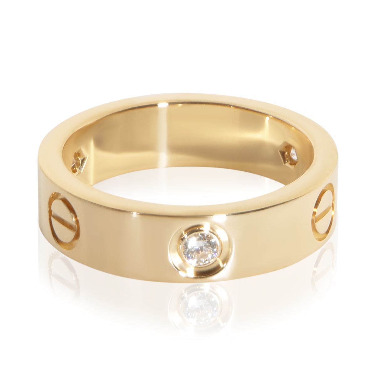 Cartier Yellow Gold Diamond Love Ring 5