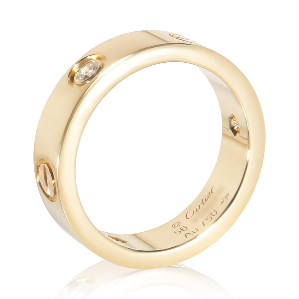 Cartier Yellow Gold Diamond Love Ring 7