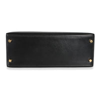 Hermès Vintage Black Box Sellier Kelly 28 GHW Handbag 5