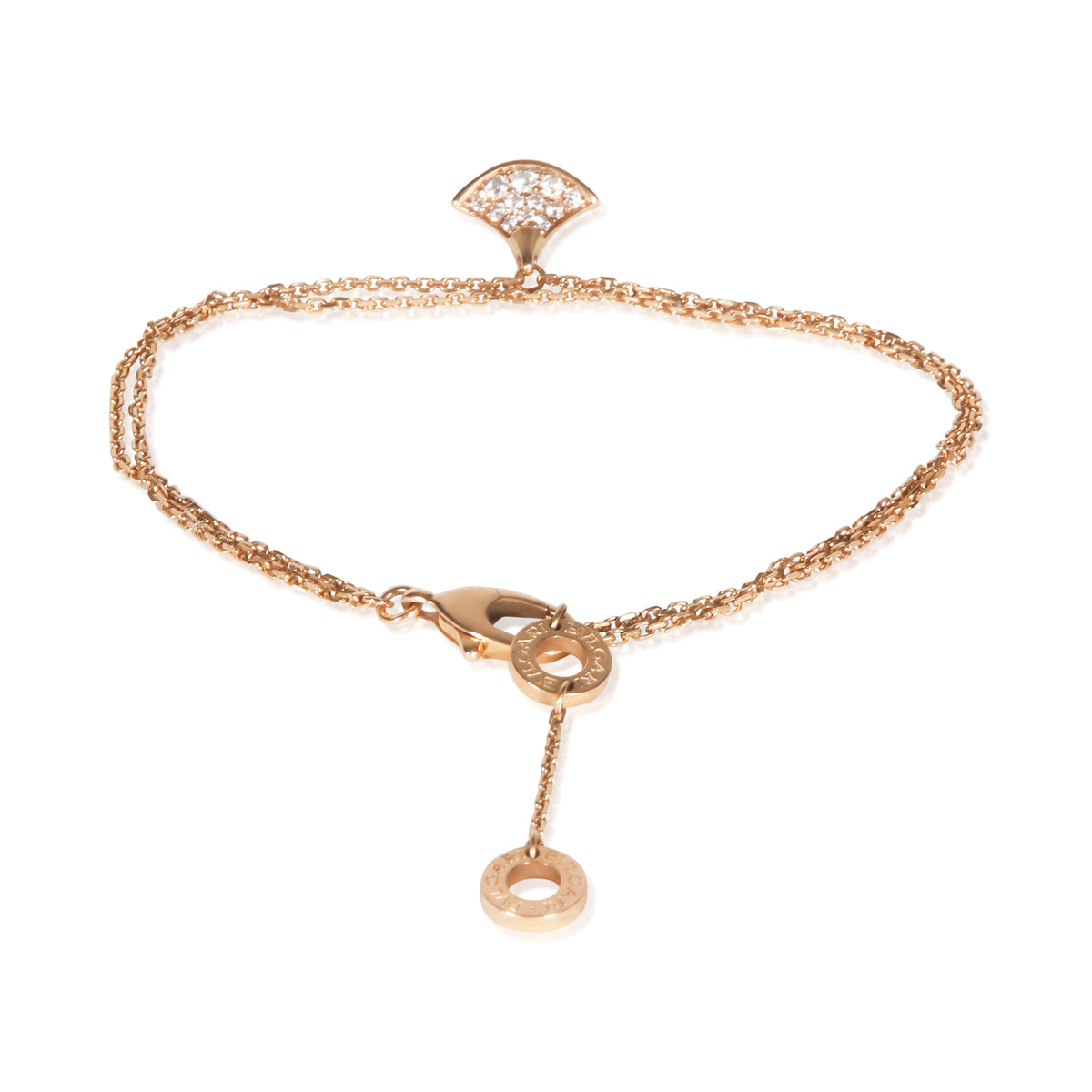 BVLGARI Rose Gold Diamond Diva's Dream Bracelet 3