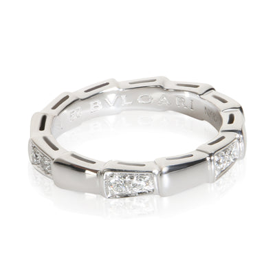 BVLGARI White Gold Diamond Serpenti Viper Ring fv